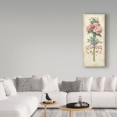 Trademark Fine Art Lisa Audit 'Rose Bouquet 2' Canvas Art, 14x32 ALI24915-C1432GG